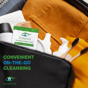 Lumivis Tea Tree Oil Eyelid Wipes convenient on-the-go face cleansing